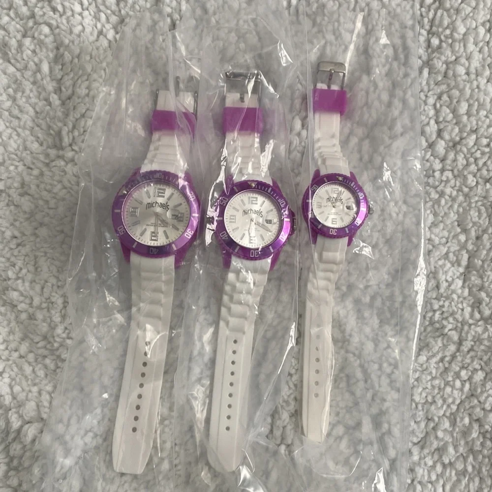 Brand New!! Waterproof color block watches